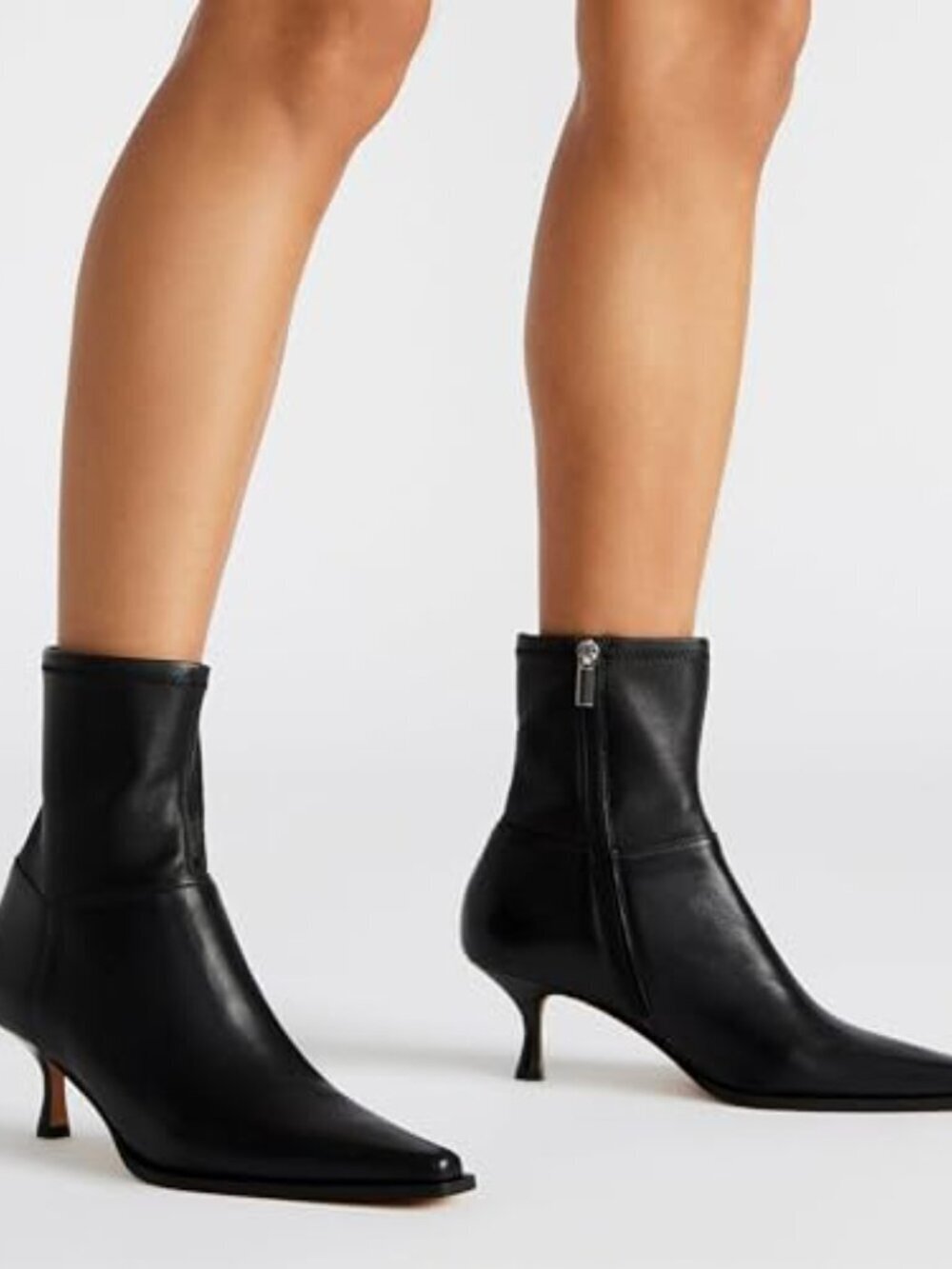 🆕 Ankle Boots for Women Stiletto High Heel Boot Pointed Toe Short Booties Side - Picture 2 of 8